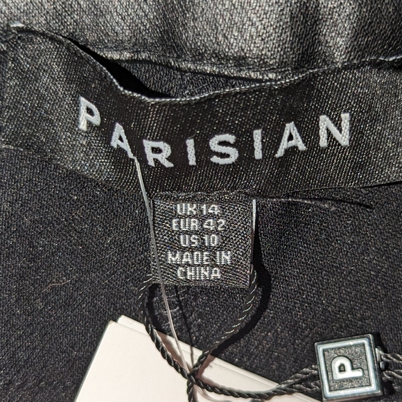 Parisian Coated Skinny Jean in Black (Size: 10) - Picture 9 of 11